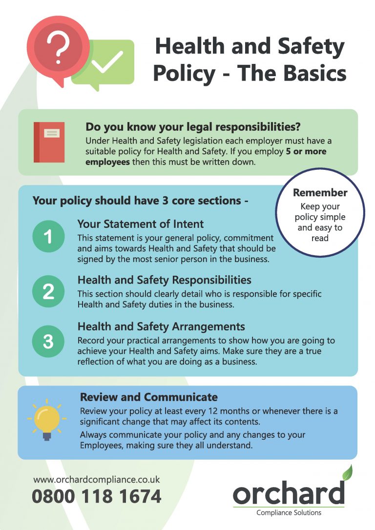 Getting Your Health And Safety Policy Right